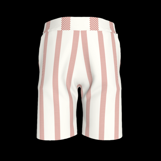 Red Stripes Shorts