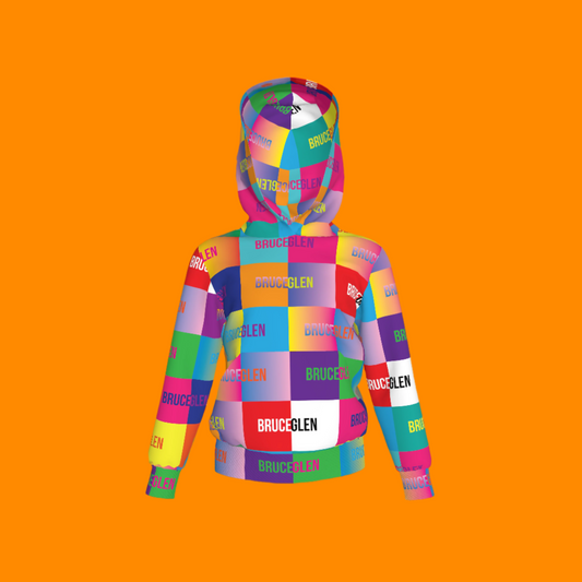 BruceGlen Logo Blocks Kid's Hoodie