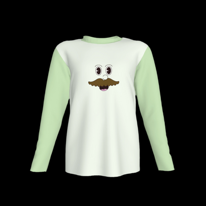 Mustache Long Sleeve T-Shirt