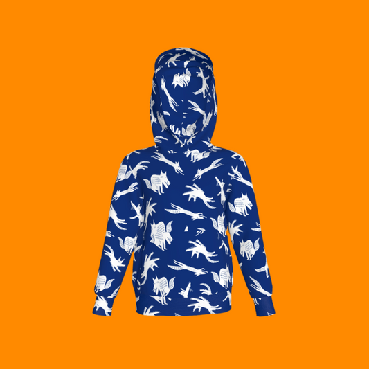 Blue Foxes Hoodie
