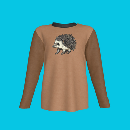 Hedgehog Long Sleeve Tee | Creature Comfort