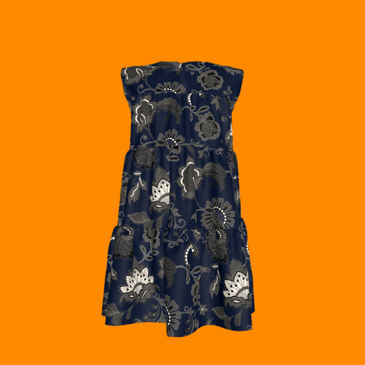 Kid's Ruffle Dress With Lining in Legacy Lace