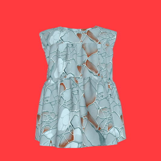 Larimar Ruffle Top