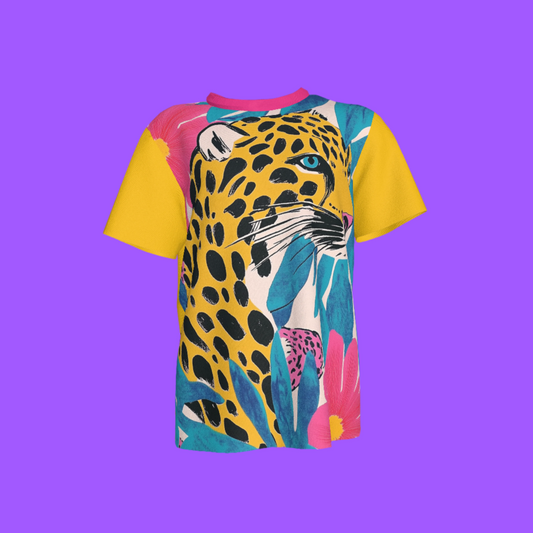 Tropical Safari Leopard Tee