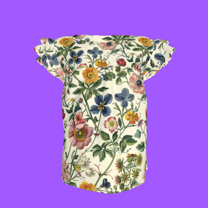 Gardenia Ruffle Sleeve Top