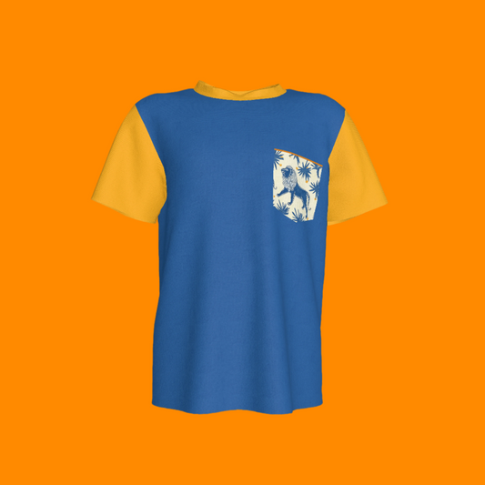 Leo Lion Pocket Tee in Hero