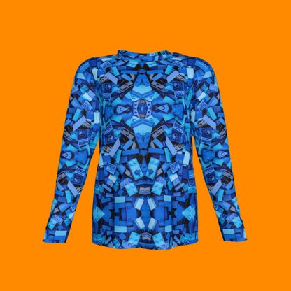 Create & Play Long Sleeve Tee in Blue