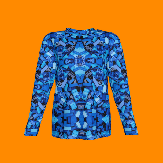 Create & Play Long Sleeve Tee in Blue