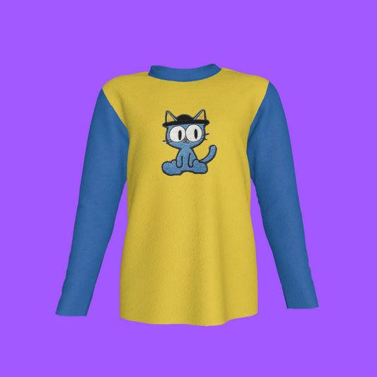 Blue Cat Patch Tee