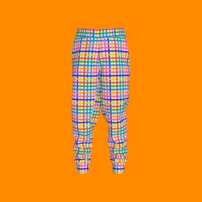 Happy Plaids Jogger Pants