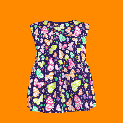 Butterflies Ruffled Top
