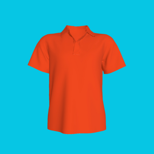 Orange Red Polo Shirt