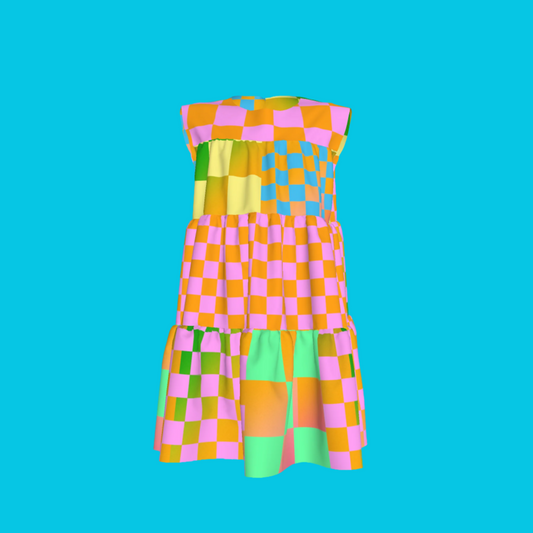 BruceGlen Psycheck Tiered Dress