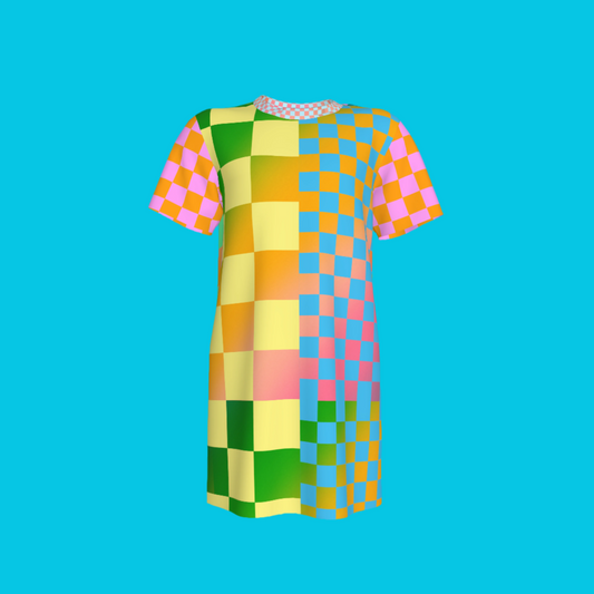 BruceGlen Psycheck Kid's T-Shirt Dress