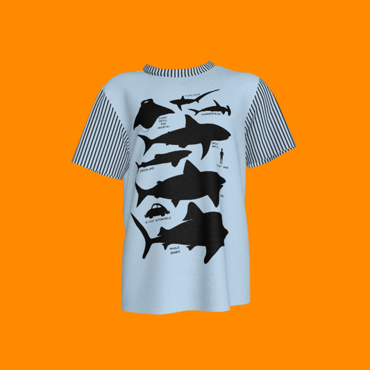 Fin-tastic Size Chart Tee