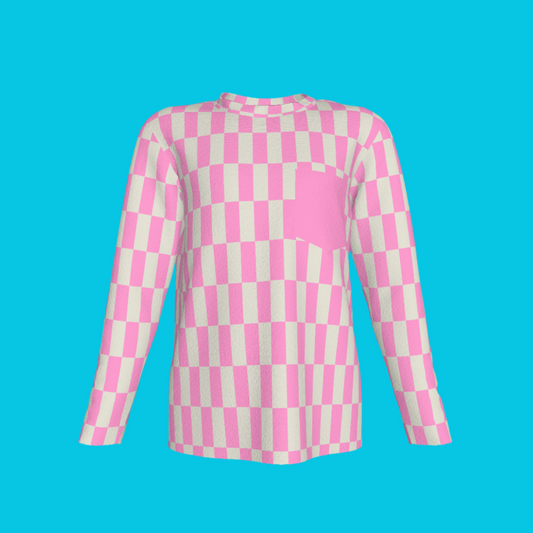Heath Pocket Tee in Pink Hop