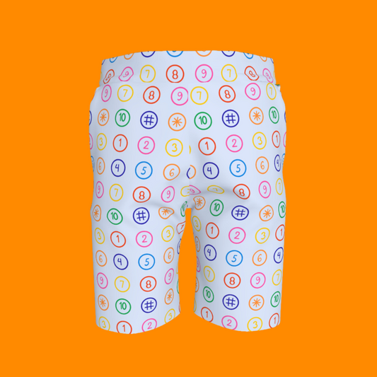 Numbers Shorts