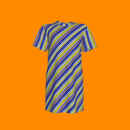 Melanie Dress in Kali Stripe