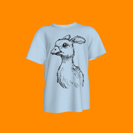 Duckling Dreams Bunny Tee in Ice Blue