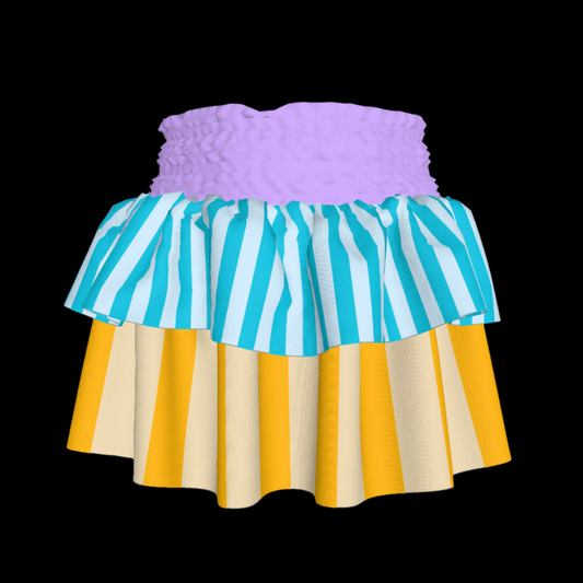 Krazy Stripe Skirt
