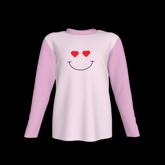 Heart Eyes Long Sleeve T-Shirt
