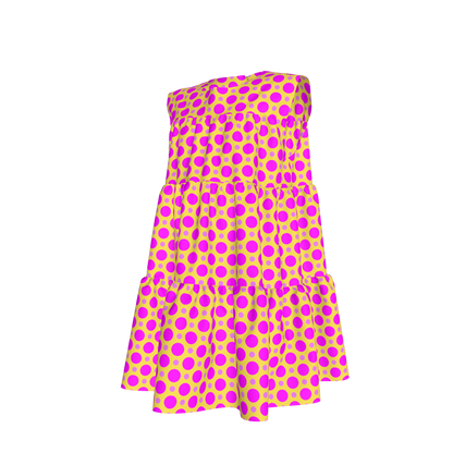 Olivia Dress in Pink Circle