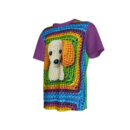 Knit Dog Pearl Tee