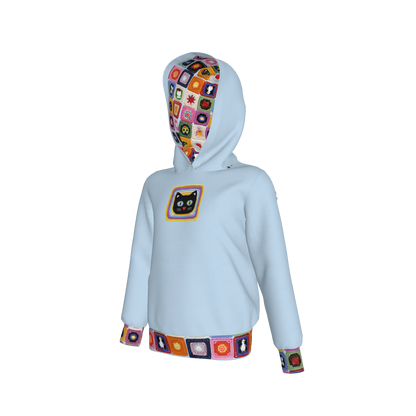 Cat Crochet Detail Hoodie