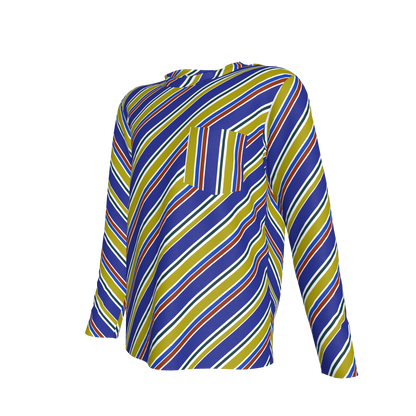 Heath Pocket Tee in Kali Stripe