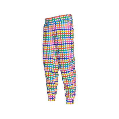 Happy Plaids Jogger Pants