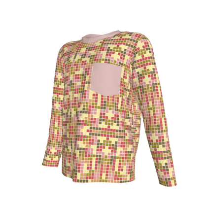 Pixels Long Sleeve Pocket T-shirt