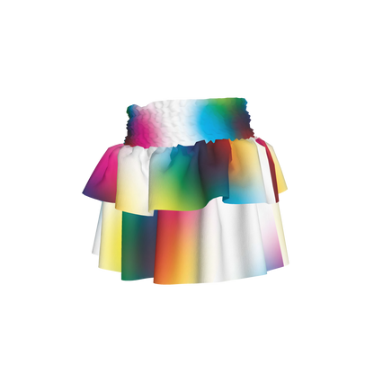 BruceGlen Color Code Kid's Smocked Skirt