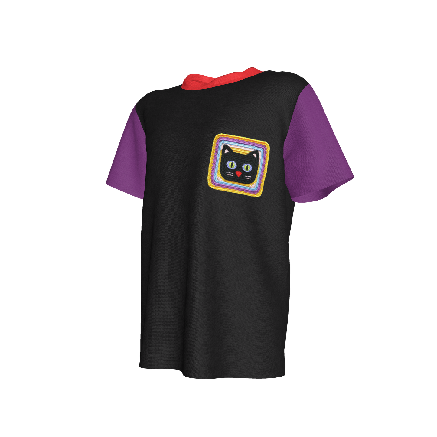 Black Cat Pocket Square Tee