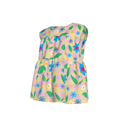 Winnie Top in 70s Print