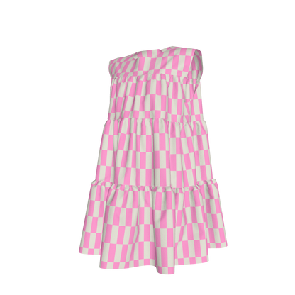 Olivia Dress in Pink Hop