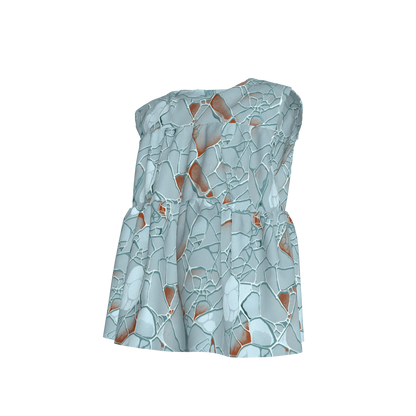 Larimar Ruffle Top