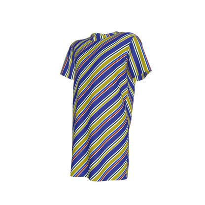 Melanie Dress in Kali Stripe