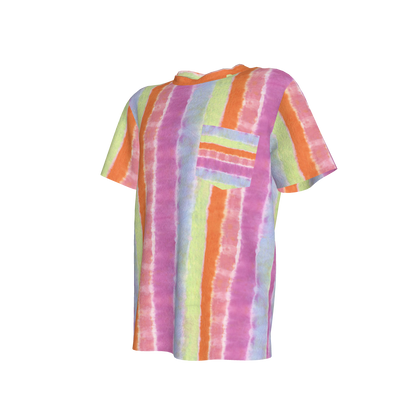 Rainbow Tie Dye Pocket T-shirt