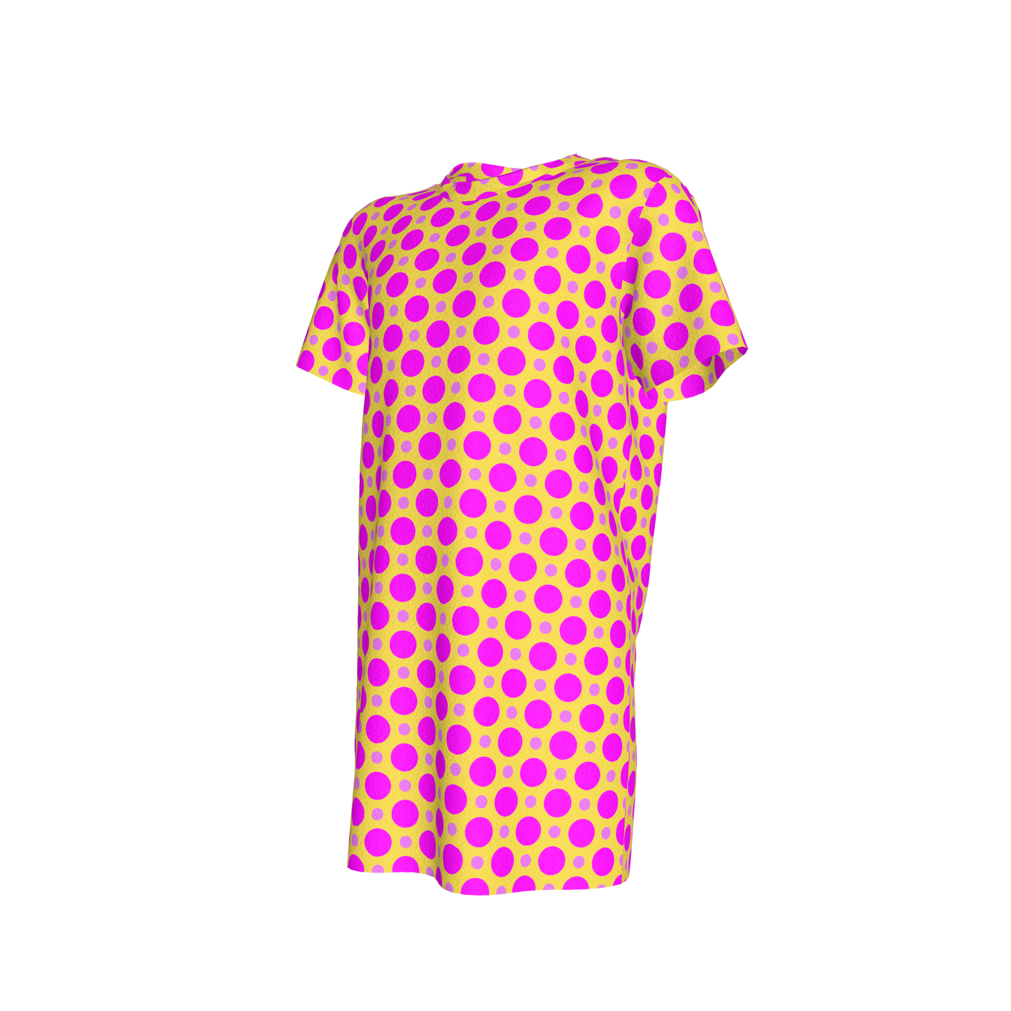 Melanie Dress in Pink Circle