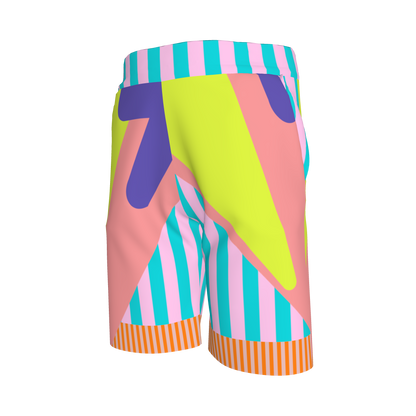 COLOR SPLASH SMOCKED SHORTS