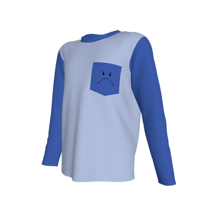 Sad Long Sleeve Pocket T-Shirt