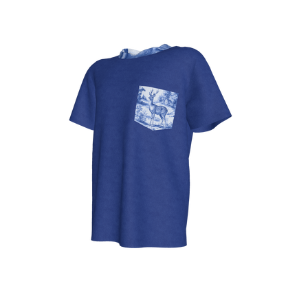 Blue Adventure Deer Pocket Tee