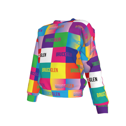 BruceGlen Logo Blocks Kid's Crew Neck Sweatshirt