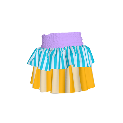 Krazy Stripe Skirt