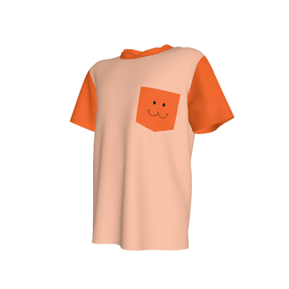 Cat Smile Pocket T-Shirt