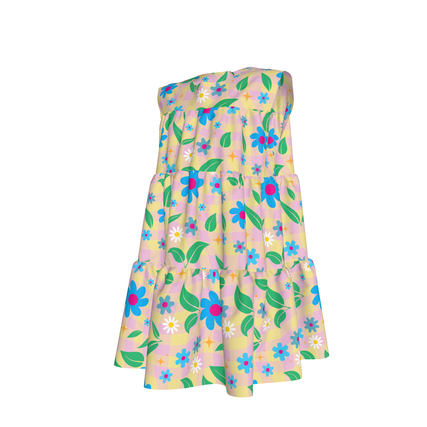Olivia Dress in 70s Print