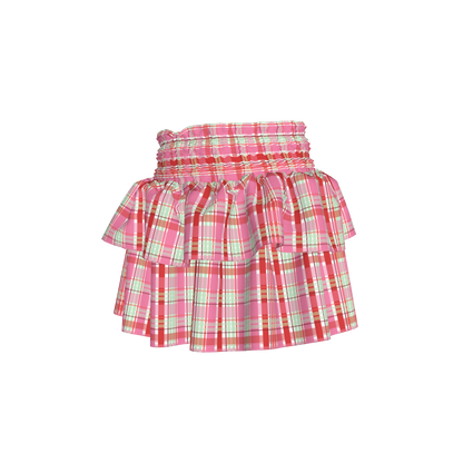Cherry Soda Smocked Skirt