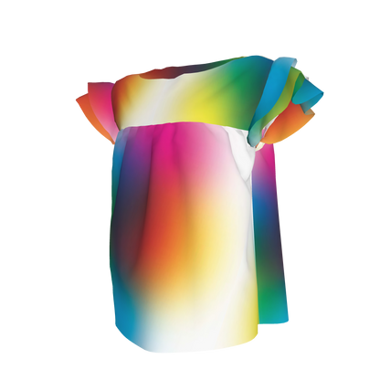BruceGlen Color Code Kid's Ruffle Sleeve Top