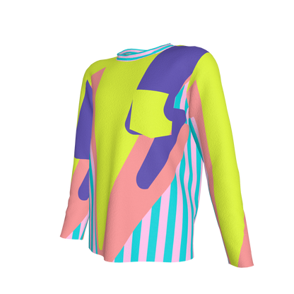 Color Splash Long Sleeve Pocket T-shirt