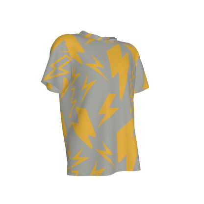 Kid's Pocket T-Shirt in Grey Super Thunder in Cotton Spandex Lightweight Jersey